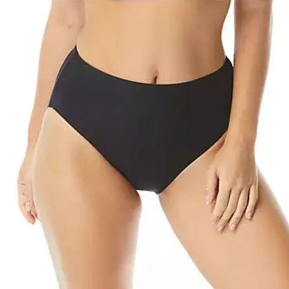Coco Reef Women Contours High Waist Bikini Bottoms Swimsuit Black Swim - Picture 1 of 13